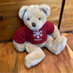 Like new Fossil Christmas Bear